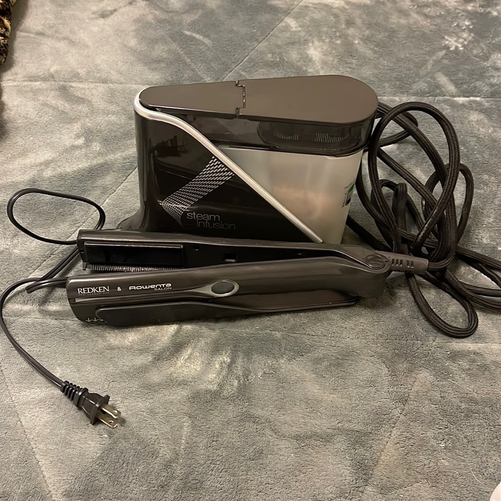 COPY - Redken & Rowenta Salon Steam Infusion Hair Straightener. Lightly used (1…